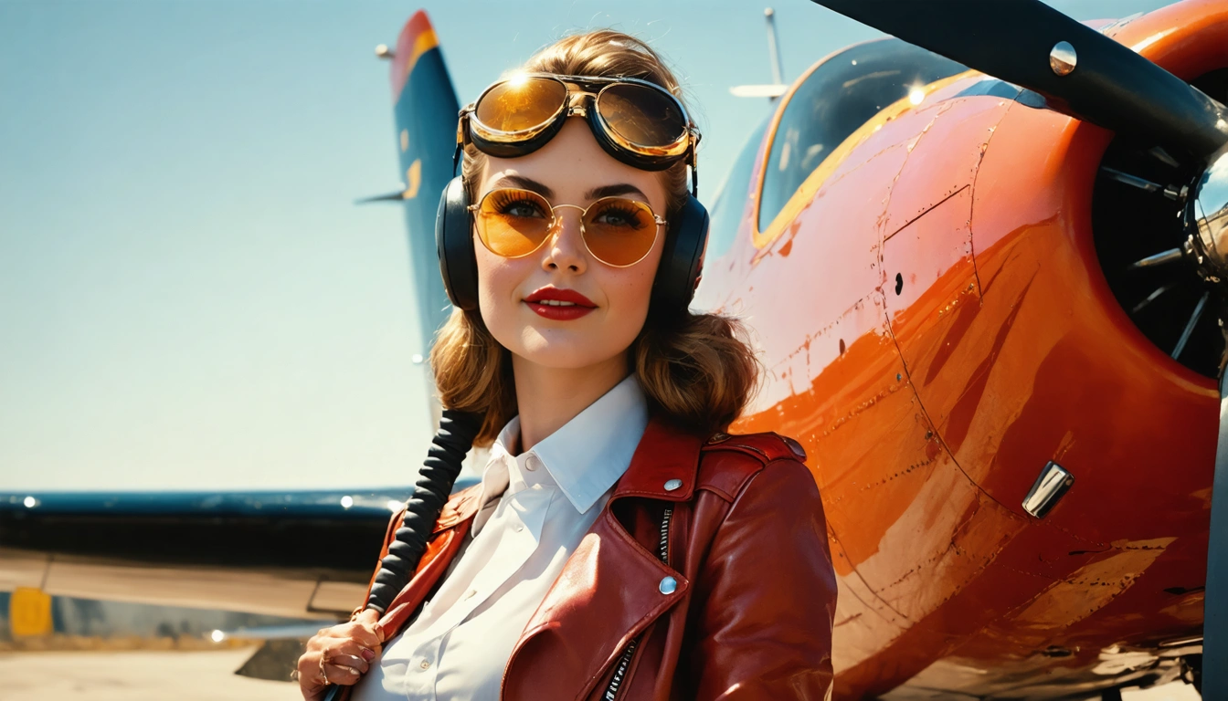 aviator Pin Up